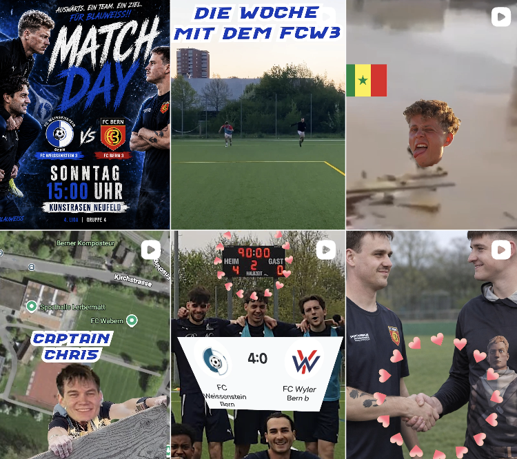 Instagram Account FC Weissenstein 3